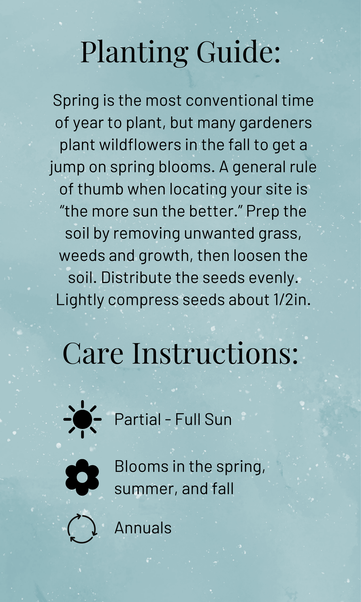 Fairytale Flower Seed Mix