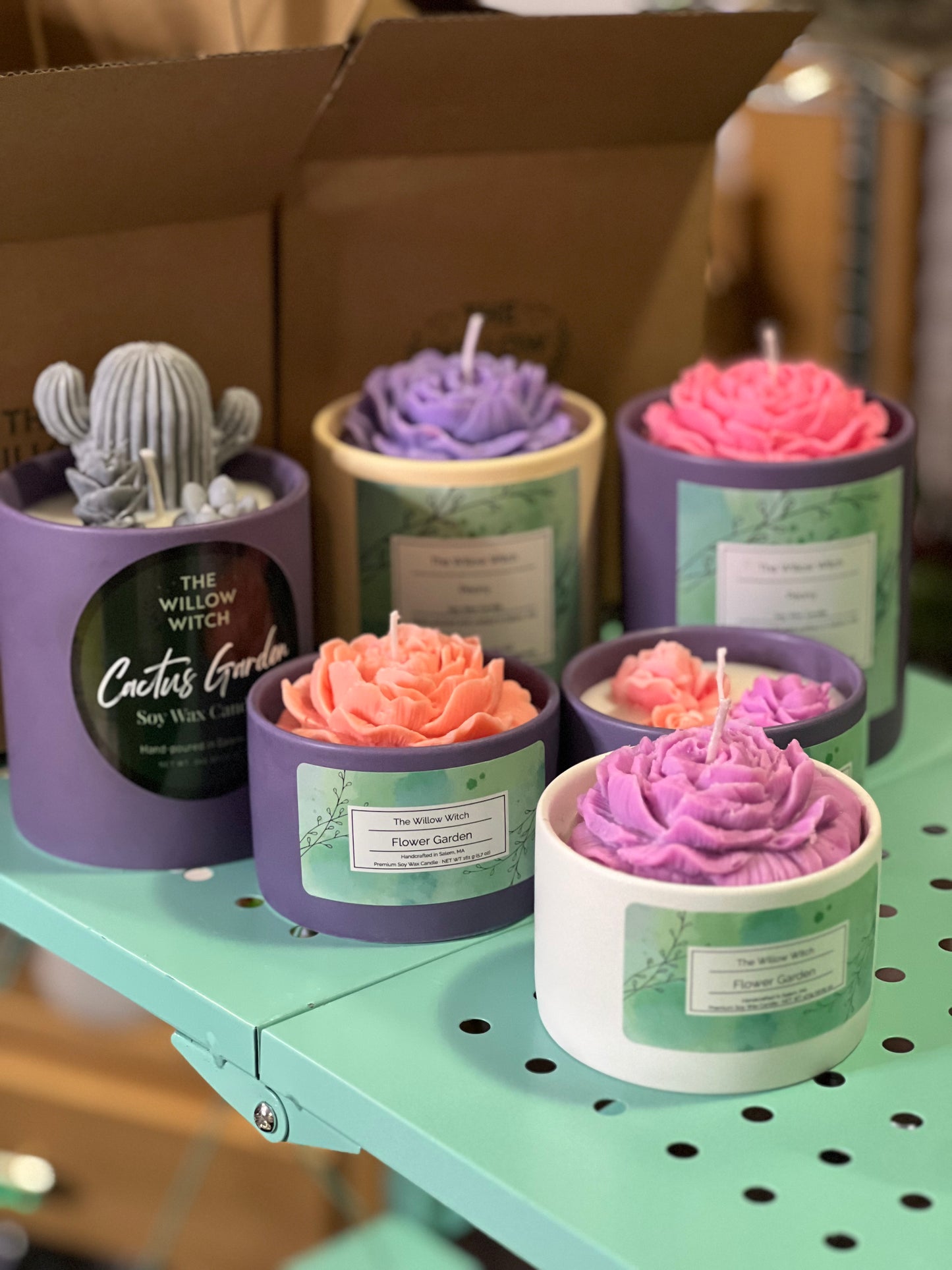 Flower Garden Tumbler Candle