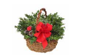 8" Holiday Basket