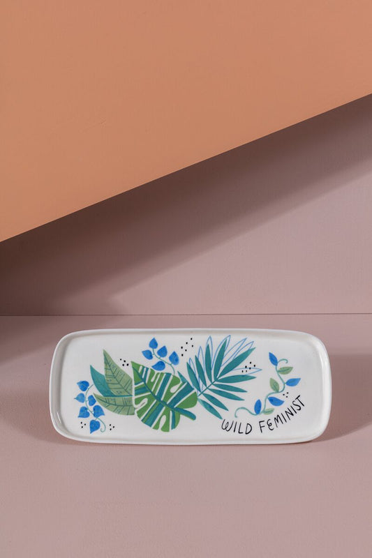 Wild Feminist Trinket Tray