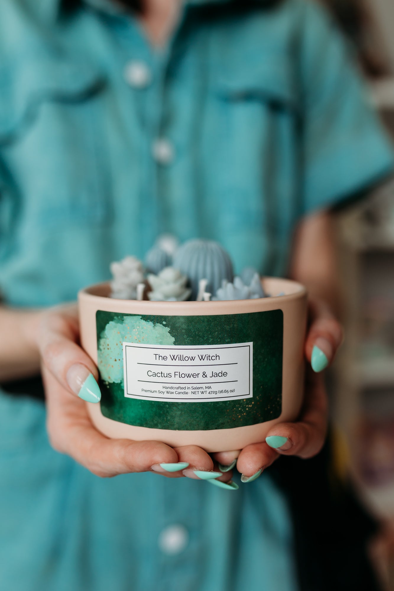 3-Wick Cactus Garden Candle