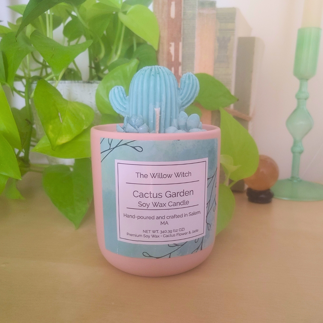 Cactus Garden Tumbler Candle